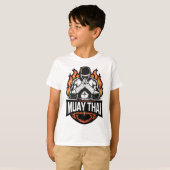 Muay Thai-logo - Thaise boksvechter  T-shirt (Voorkant volledig)