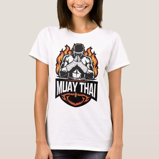 Muay Thai-logo - Thaise boksvechter T-shirt (Voorkant)