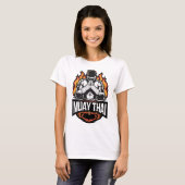 Muay Thai-logo - Thaise boksvechter T-shirt (Voorkant volledig)