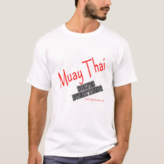 Muay Thai lost alles op T-shirt