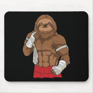 Muay Thai Luiaard Kickbokser Muismat