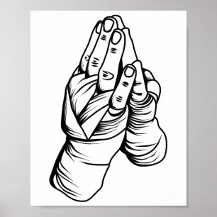 Muay Thai Martial Arts Combat Boxing Sport Poster