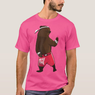 Muay Thai Martial Arts Gifts Beer Fighting 1504 T-shirt