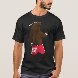 Muay Thai Martial Arts Gifts Beer Fighting T-shirt