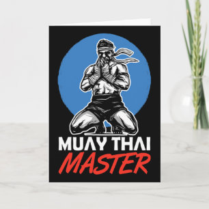 Muay Thai Master Hobby Vechtkunst Boksen Vechter Kaart