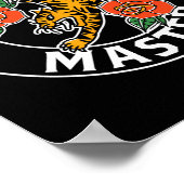 Muay Thai Meester Vechters Boksen Hobby Vechtkunst Poster (Hoek)