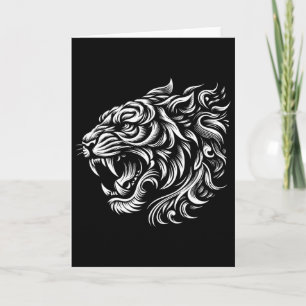 Muay Thai Mma Fight Tattoo Tijger Kunst Van 8 Lede Kaart