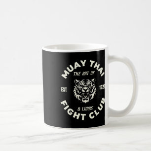 Muay Thai Mma Fight Tattoo Tijger Kunst Van 8 Lede Koffiemok