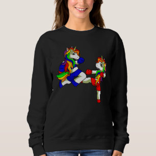 Muay Thai Mma Fighter Unicorn Mixed Martial Boxing Trui
