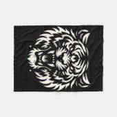 Muay Thai Mma Gevecht Tattoo Tijger Brul Kickbokse Fleece Deken (Voorkant (Horizontaal))