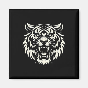 Muay Thai Mma Gevecht Tattoo Tijger Brul Kickbokse Magneet