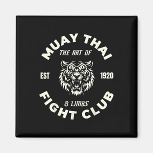 Muay Thai Mma Gevecht Tattoo Tijger Kunst Van 8 Le Magneet
