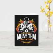 Muay Thai MMA Thai Boxing Fighter Kaart (Gele Bloem)