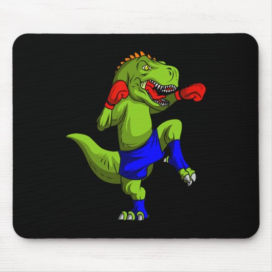 Muay Thai Mma Vechters T-rex Mixed Martial Art Com Muismat (Voorkant)