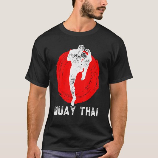 Muay Thai NakMuay Boxing Workout T-shirt (Voorkant)