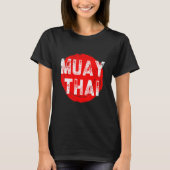 Muay Thai NakMuay Boxing Workout T-shirt (Voorkant)