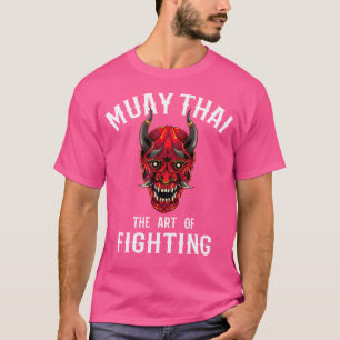 Muay Thai Oni Demon Thai Boxing and Kickboxing T-shirt