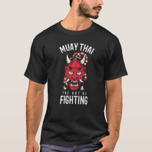 Muay Thai Oni Duivel Thai Boksen Japanse Oni T-shirt