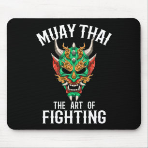 Muay Thai Oni Masker - Thais Boksen en Kickboksen Muismat