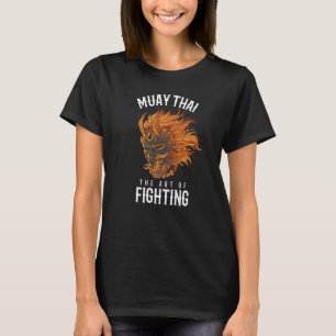 Muay Thai Oni vecht Thai Boxing Oni Masker Hannya T-shirt