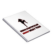 muay thai Ontwerpen Notitieboek (Rechterzijde)