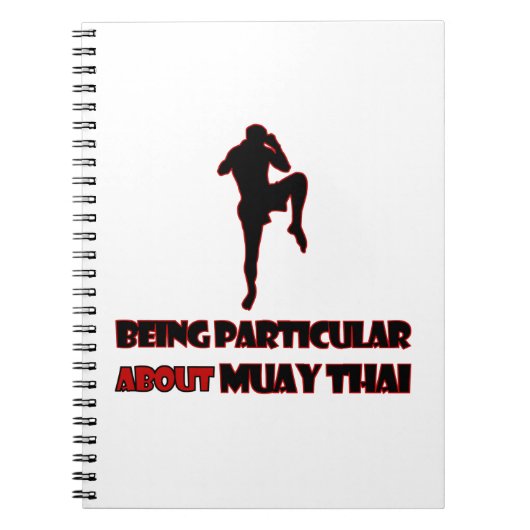muay thai Ontwerpen Notitieboek (Voorkant)