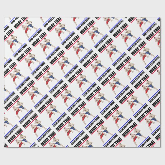 Muay Thai over alles Cadeaupapier (Vlak)