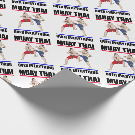 Muay Thai over alles Cadeaupapier (Hoek)