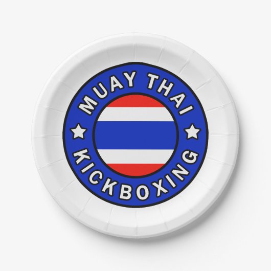 Muay Thai Papieren Bordje (Voorkant)