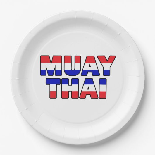 Muay Thai Papieren Bordje (Voorkant)
