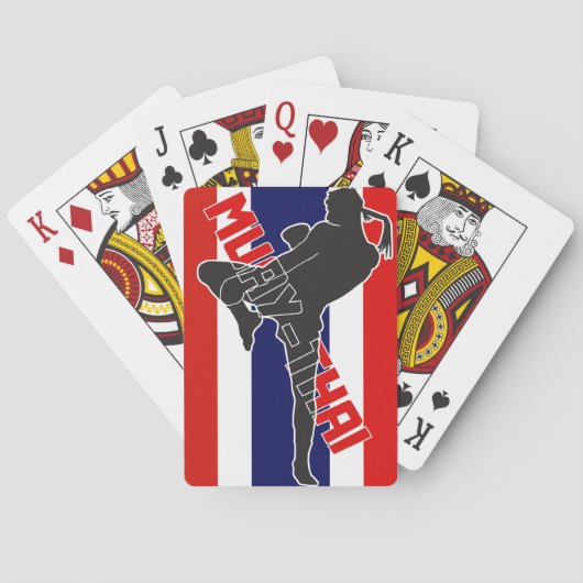 Muay Thai Playing Cards / Baralho Muay Thai Pokerkaarten (Achterkant)