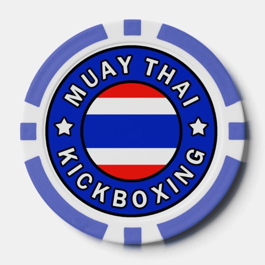 Muay Thai Pokerchips (Voorkant)