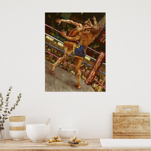 Muay Thai Poster (Keuken)