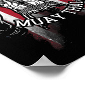 Muay Thai  Poster (Hoek)