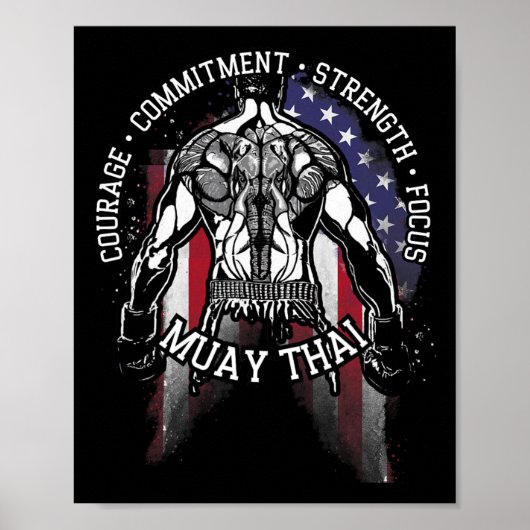 Muay Thai  Poster (Voorkant)