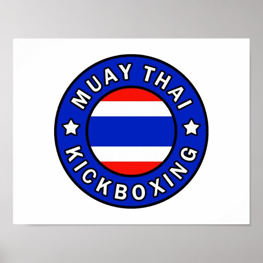 Muay Thai Poster (Voorkant)