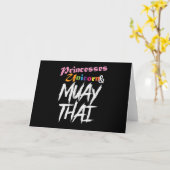 Muay Thai "Princesses Unicorn" Kaart (Gele Bloem)