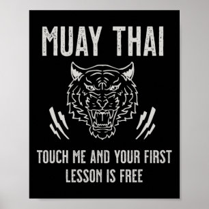Muay Thai raakt me aan en je eerste les is gratis Poster