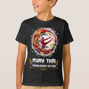 Muay Thai Respect MMA Kickboksen Thai Boxing T-shirt
