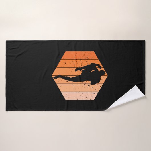 Muay Thai Retro Boxer Badhanddoek (Badhanddoek)