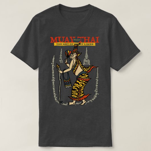 Muay Thai Sak Yant Hermit Tattoo T-shirt (Design voorkant)