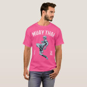 Muay Thai Skelet Thaise Boksen T-shirt (Voorkant volledig)