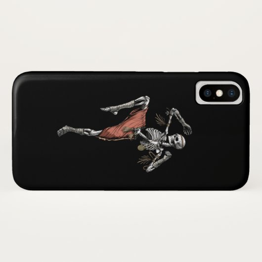 Muay Thai Skeleton Case-Mate iPhone Case (Achterkant (horizontaal))