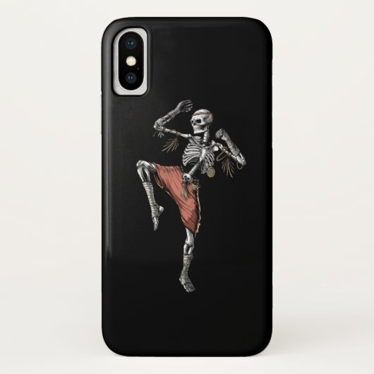 Muay Thai Skeleton Case-Mate iPhone Case (Achterkant)