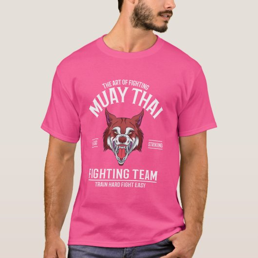 Muay Thai Skull Fighteam T-shirt (Voorkant)