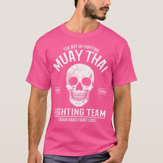 Muay Thai Skull Fighteam T-shirt (Voorkant)