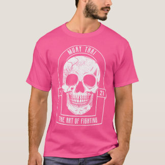 Muay Thai Skull Thais boksen en kickboksen T-shirt