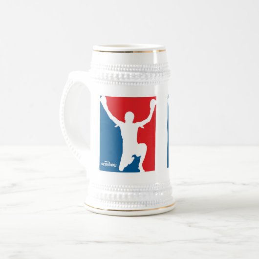 Muay Thai Stein Bierpul (Voorkant links)