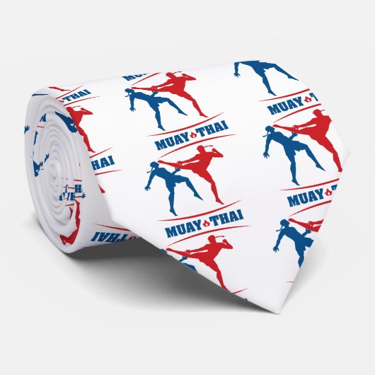 Muay Thai Stropdas (Opgerold)