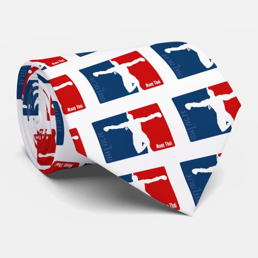 Muay Thai Stropdas (Opgerold)